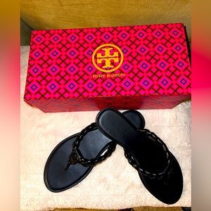 Tory Burch Braided Benton Thong